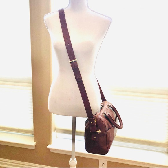 RACHEL Rachel Roy Gorgeous Cognac Glazed Vachetta Leather - Picture 12 of 14